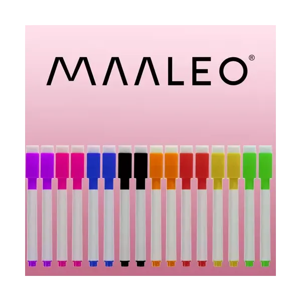 Dry erase markers - set of 16 Maaleo 21647