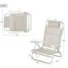 Пляжный стул Aktive 47 x 82 x 49 cm (2 штук)