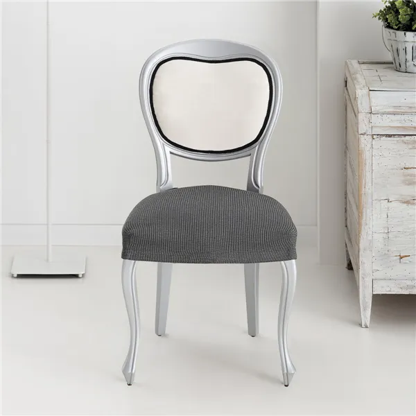 Chair Cover Eysa ULISES Grey 50 x 5 x 50 cm 2 Units