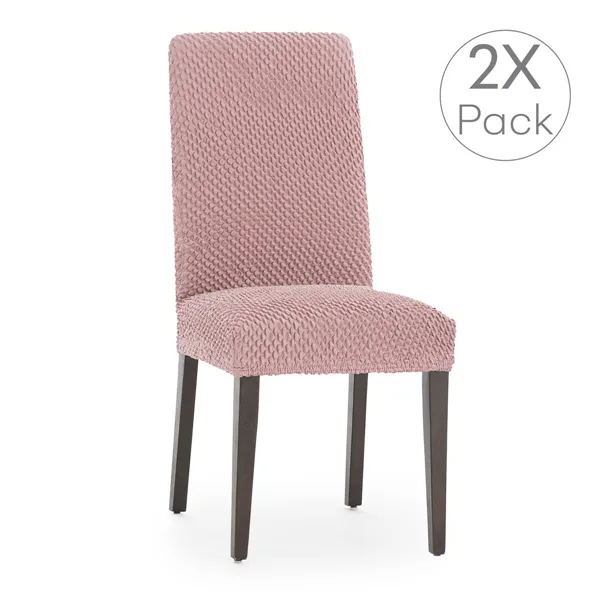 Chair Cover Eysa THOR Pink 50 x 55 x 50 cm 2 Units