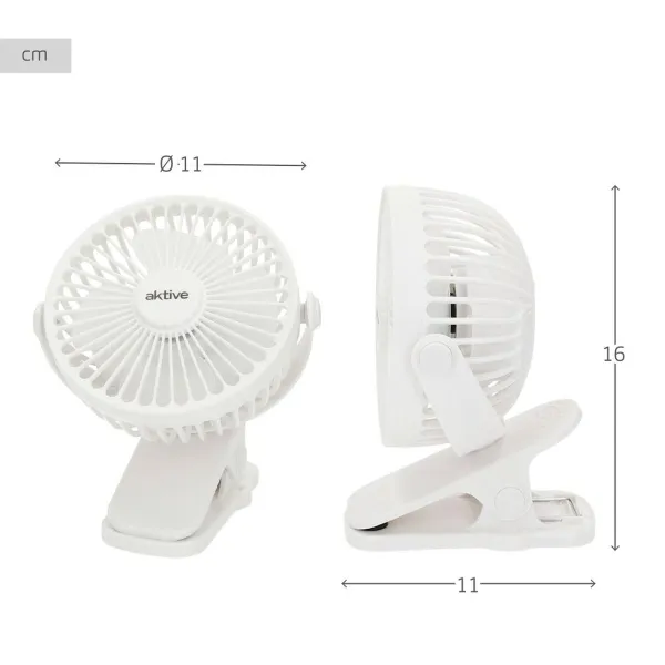 Rechargeable Desk Fan Aktive (6 Units)
