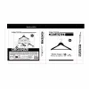 Vaatehengarisetti Max Home Luonnollinen Puu Teräs 44,5 x 23 x 1 cm 10 Kappaletta (6 osaa)