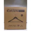 Apģērbu pakaramo komplekts Max Home Dabisks Koks Tērauds 44,5 x 23 x 1 cm 10 Daudzums (6 gb.)