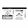 Set of Clothes Hangers Max Home Brown Wood Steel 44,5 x 23 x 1 cm 10 Pieces (6 Units)