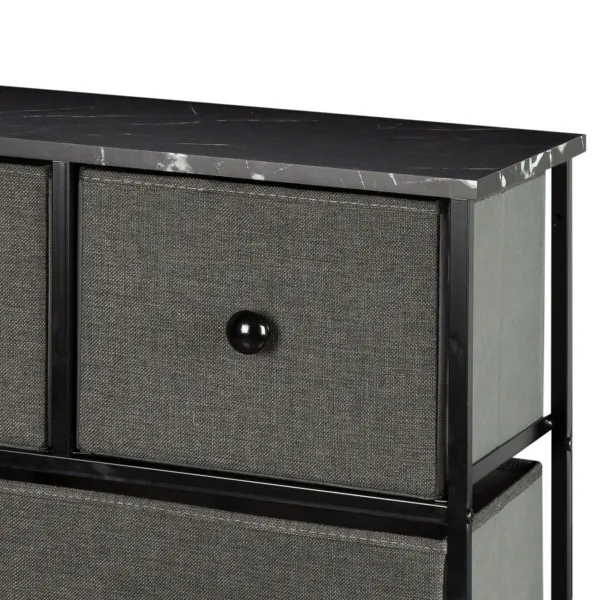 Kummut Max Home Must Hall Marmor 100 x 100 x 30 cm