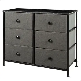 Kumode Max Home Pelēks Marmors 80 x 62 x 30 cm