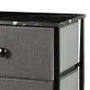Chest of drawers Max Home Grey Marble 80 x 62 x 30 cm