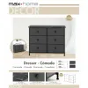Комод Max Home Серый Мрамор 80 x 62 x 30 cm