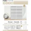 Komoda Max Home Balta 80 x 81 x 30 cm