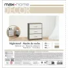 Spintelė Max Home Balta Pilka 58 x 70 x 30 cm