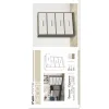 Komoda Max Home Balta Pilka Šiuolaikiškas 58 x 91 x 30 cm