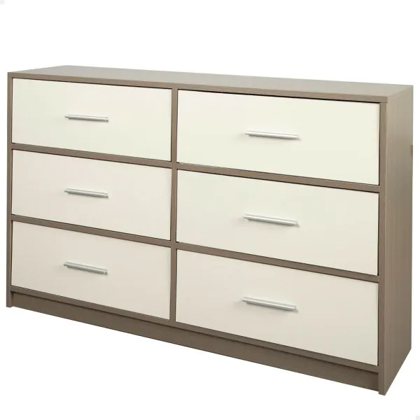 Комод Max Home Белый Серый современный 114 x 70 x 30 cm