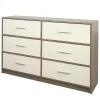 Lipasto Max Home Valkoinen Harmaa Moderni 114 x 70 x 30 cm