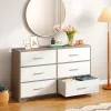 Комод Max Home Белый Серый современный 114 x 70 x 30 cm
