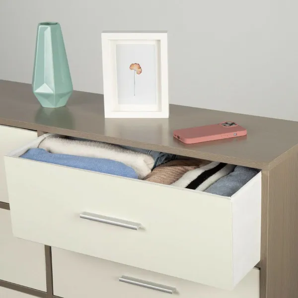 Комод Max Home Белый Серый современный 114 x 70 x 30 cm
