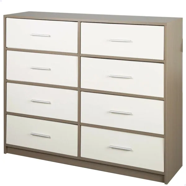Lipasto Max Home Valkoinen Harmaa Moderni 114 x 92 x 30 cm
