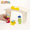 Christmas nativity set Woomax Wood plywood 23 x 16 x 11 cm (4 Units)