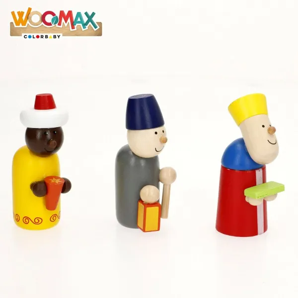 Seimikuvaelma Woomax Puu plywood 23 x 16 x 11 cm (4 osaa)