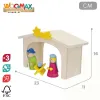 Kalėdų prakartėlės scena Woomax Medžio plywood 23 x 16 x 11 cm (4 vnt.)
