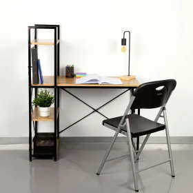 Rakstāmgalds ar plauktu Max Home Tērauds Melamīna skaidu plātnes 100 x 120 x 52 cm