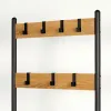 Takkiteline hylylllä Max Home Teräs Melamiini lastulevy Minimalistinen 60 x 175 x 40 cm