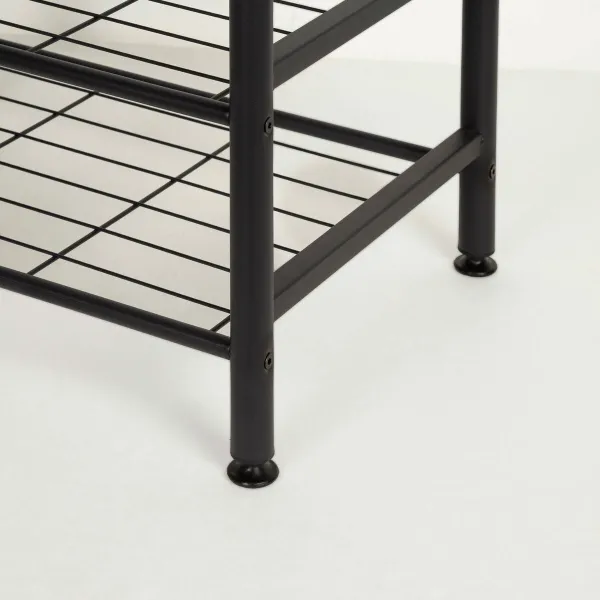 Coat rack with shelf Max Home Steel Melamin Particleboard Minimalist 60 x 175 x 40 cm