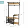 Paltai su lentyna Max Home Plienas Melaminas drožlių plokštė Minimalistinis 102 x 180 x 40 cm