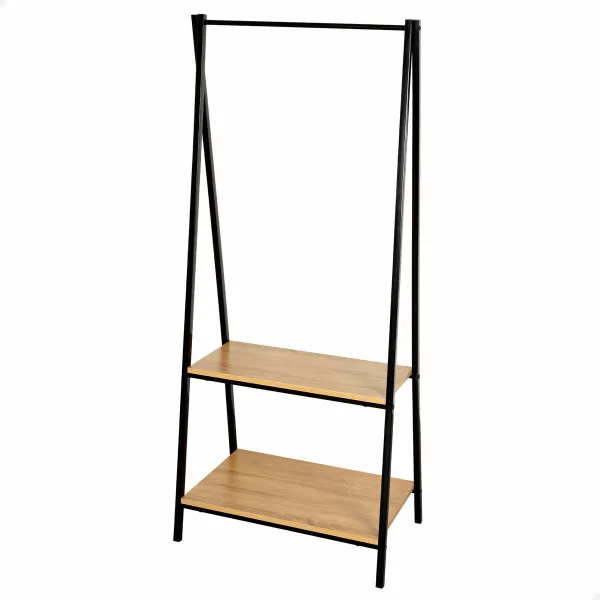 Mēteļu Pakaramais ar Plauktu Max Home Tērauds Melamīna skaidu plātnes Minimālists 64 x 150 x 40 cm