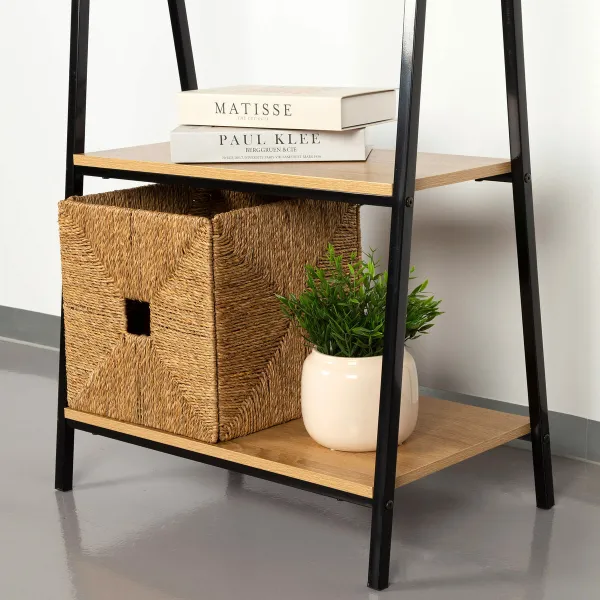 Mēteļu Pakaramais ar Plauktu Max Home Tērauds Melamīna skaidu plātnes Minimālists 64 x 150 x 40 cm
