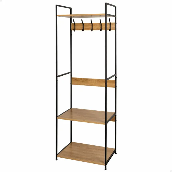 Takkiteline hylylllä Max Home Teräs Melamiini lastulevy Minimalistinen 60 x 175 x 40 cm