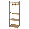 Takkiteline hylylllä Max Home Teräs Melamiini lastulevy Minimalistinen 60 x 175 x 40 cm