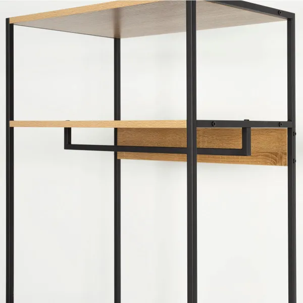 Kaappi Max Home Kangas Teräs Melamiini lastulevy 60 x 175 x 40 cm