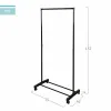Coat rack Max Home Steel Plastic 75 x 157 x 42 cm (4 Units)
