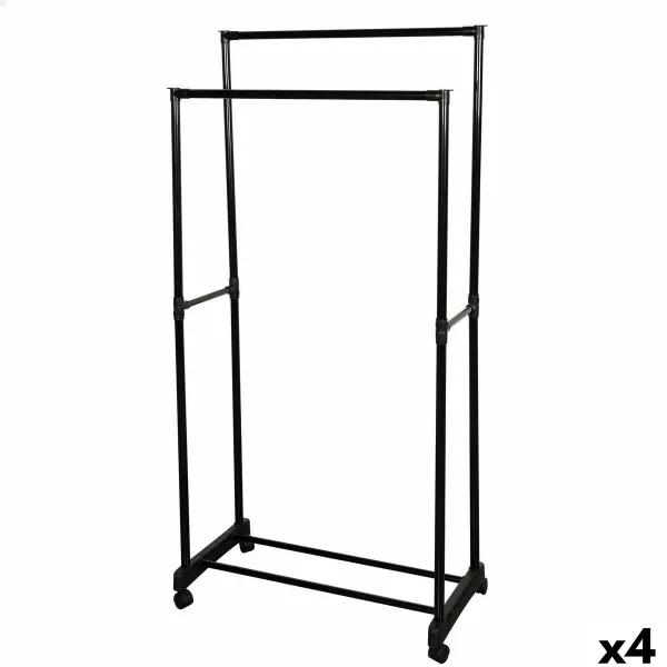 Mēteļu plaukts Max Home Tērauds Plastmasa 75 x 157 x 40 cm (4 gb.)
