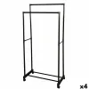 Coat rack Max Home Steel Plastic 75 x 157 x 40 cm (4 Units)