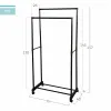 Paltų kabykla Max Home Plienas Plastmasinis 75 x 157 x 40 cm (4 vnt.)