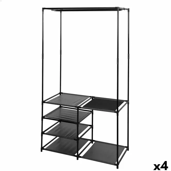 Mēteļu plaukts Max Home Tērauds 87 x 158 x 45 cm (4 gb.)