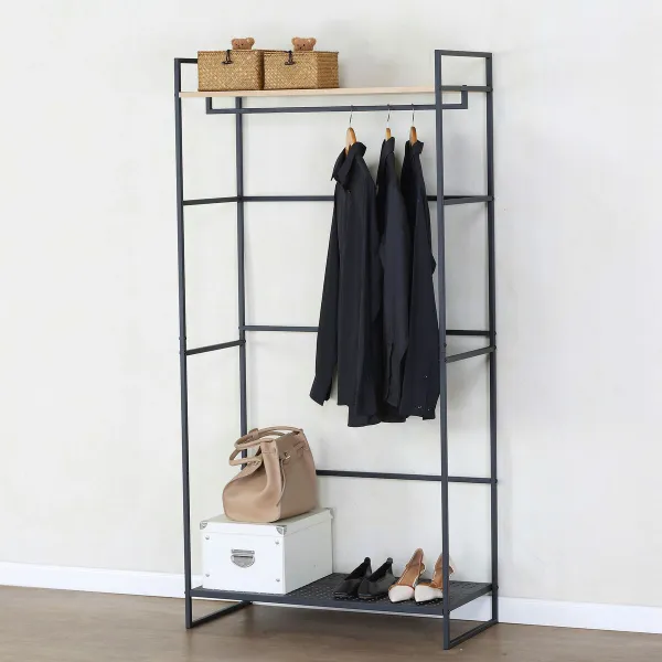 Cupboard Max Home Steel Melamin Particleboard 83 x 167 x 39 cm