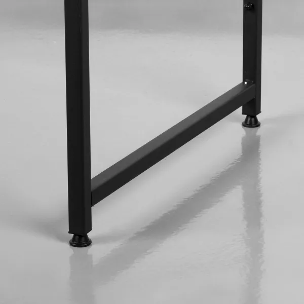 Desk with Shelves Max Home Steel Melamin Particleboard 84 x 148 x 50 cm