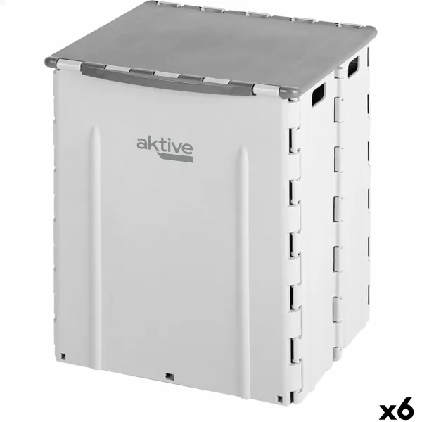 Мусорное ведро Aktive полипропилен TPR 31 x 38 x 27 cm (6 штук)