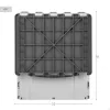 Мусорное ведро Aktive полипропилен TPR 31 x 38 x 27 cm (6 штук)