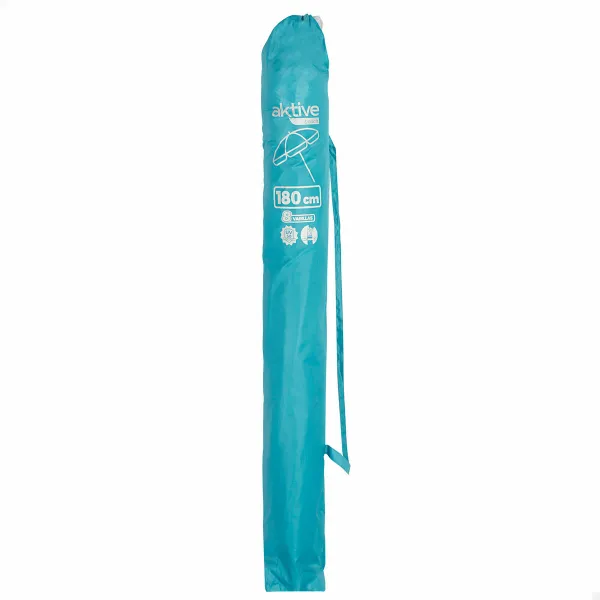 Beach parasol Aktive Multicolour 180 x 187 x 180 cm (4 Units)