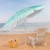 Beach parasol Aktive Blue 200 x 195 x 200 cm (6 Units)
