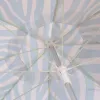 Beach parasol Aktive Blue 200 x 195 x 200 cm (6 Units)
