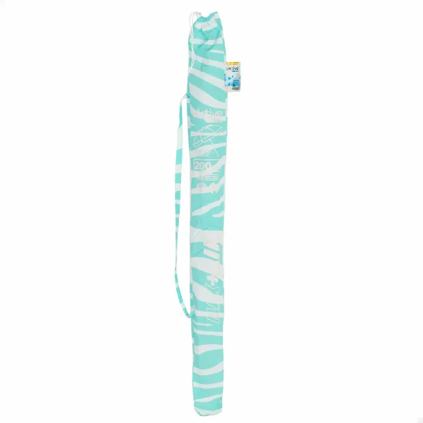 Beach parasol Aktive Blue 200 x 195 x 200 cm (6 Units)