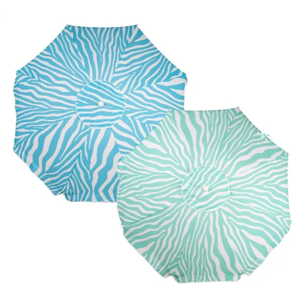 Beach parasol Aktive Blue 200 x 195 x 200 cm (6 Units)
