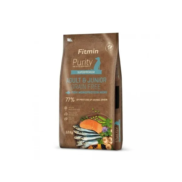 Fodder Fitmin Purity Grainfree Adult&Junior fish Fish 12 kg