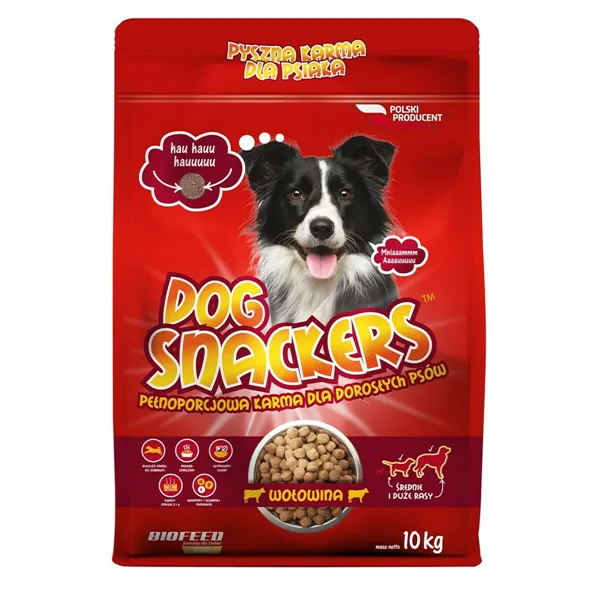 Fodder Biofeed Dog Snackers Adult medium & large Beef Veal 10 kg