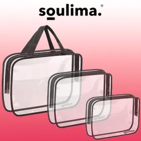 Läbipaistev kosmeetikakott 3-ühes Soulima 21448