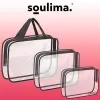 Läbipaistev kosmeetikakott 3-ühes Soulima 21448